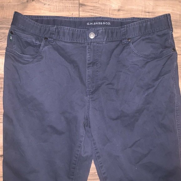 G.H. Bass Gray Twill Flex Waistband Pants - Picture 5 of 6